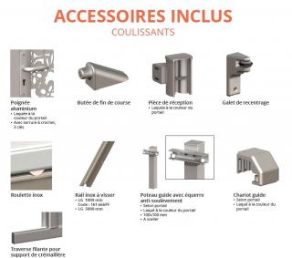 Accessoires portails coulissants 1