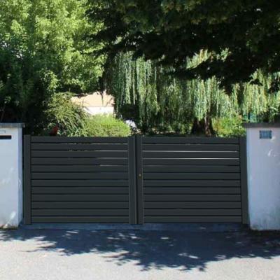Bosco portail alu battant 7017