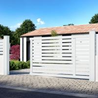 Bosco portail aluminium coulissant bosco 9016