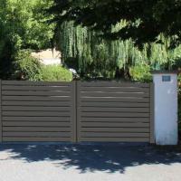 Bosco portail battant gris sable 2901