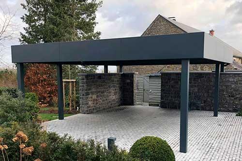 Cartport aluminium anti-UV - Abri voiture autoporté ou adossé à configurer  en ligne, carport abri voiture 