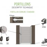 Descriptif portillon alu