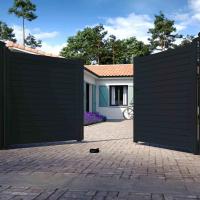 Patio portail aluminium battant 2100