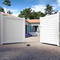 Patio portail aluminium battant 9016