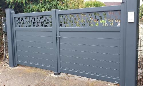 Portail alu decor personnalise a2p tuquet trie chateau