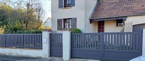 Portail alu portillon 8019 pontoise a2p tuquet 1
