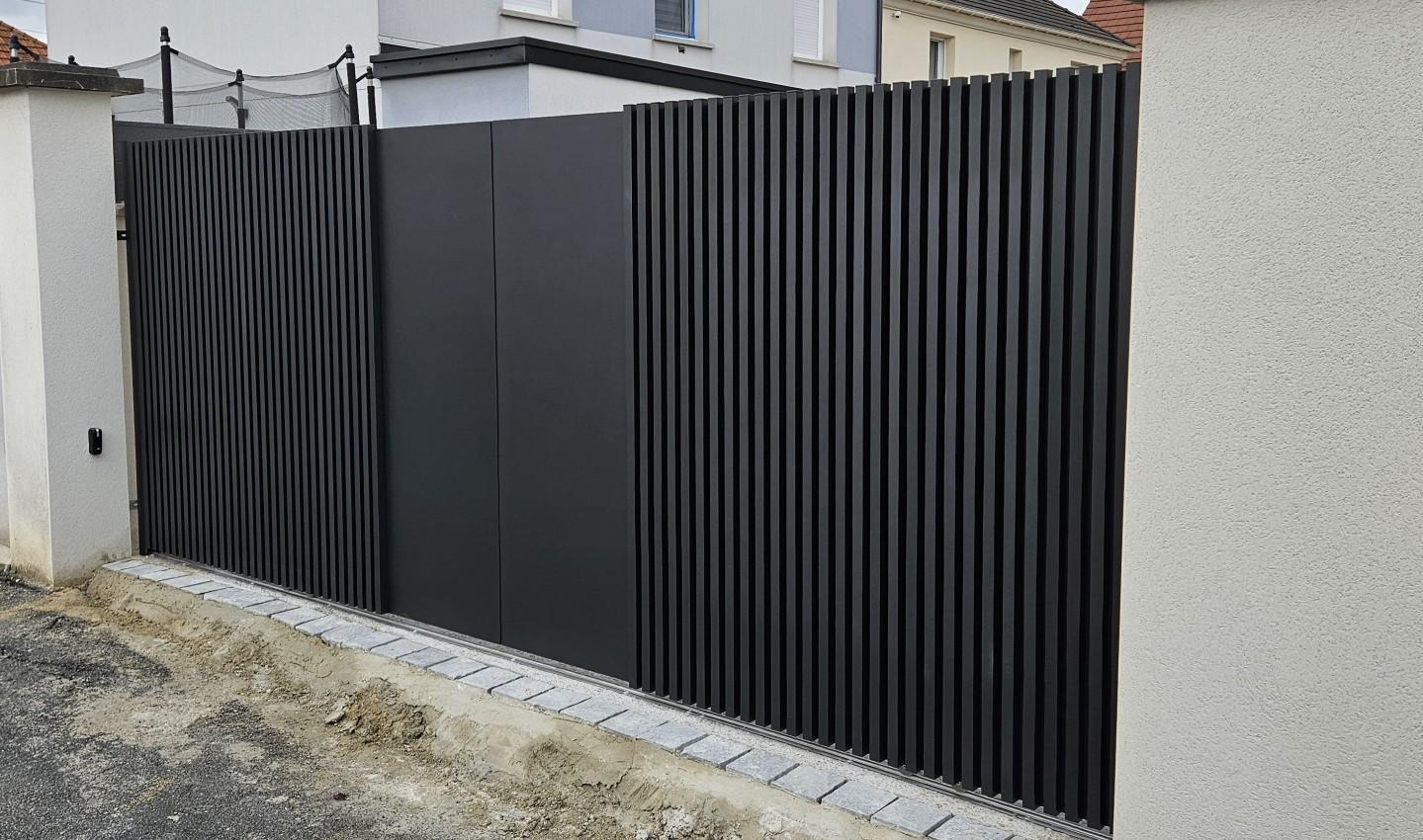 Portail coulissant pepia a2p tuquet  Enghien-les-bains 95