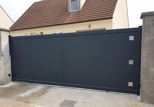 Portail kub 300 gris anthacite ral7016 nanteuil le haudoin