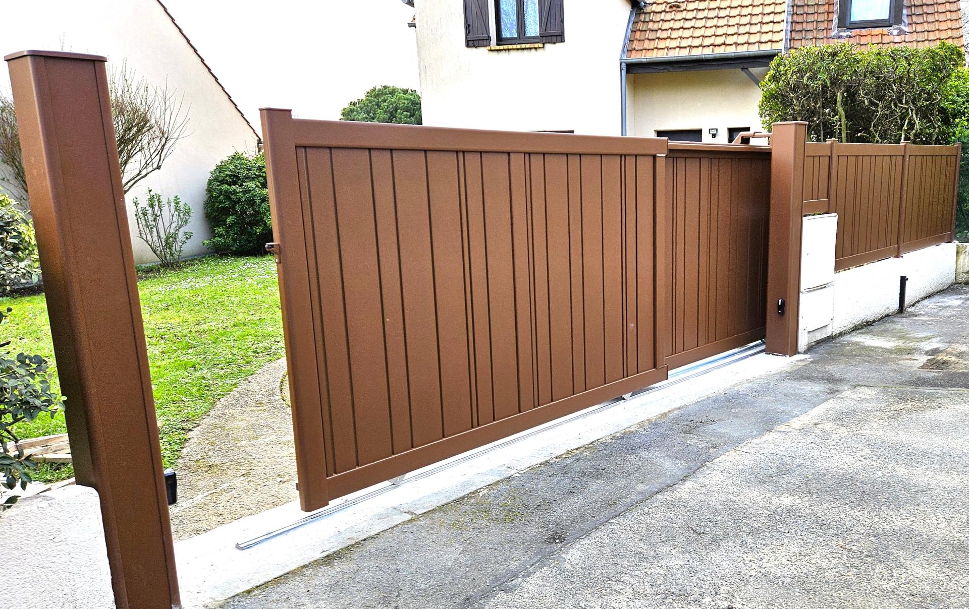 Portail télescopique à Neuville-sur-Oise (95) A2p-tuquet