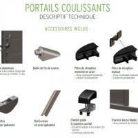 Portails coulissants descriptif technique