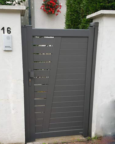 Portillon Aluminium contemporain Kestenn